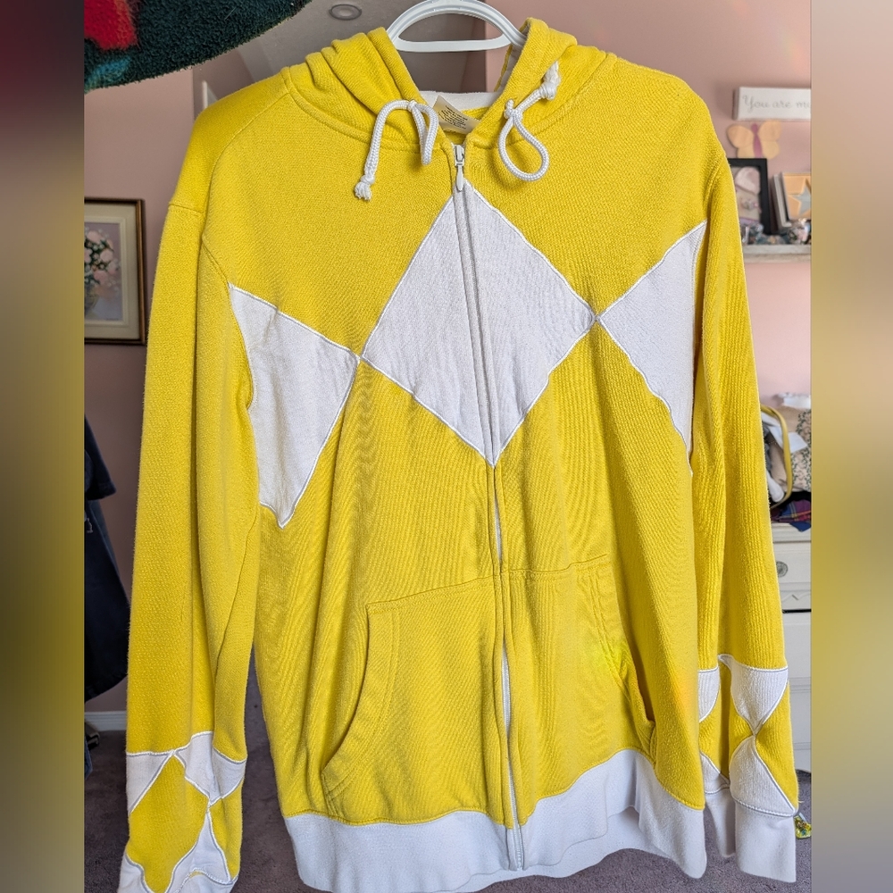 Power Ranger Yellow and White Apparel
